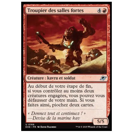 (Foil) Rouge - Troupier des salles fortes (U) [EOE]