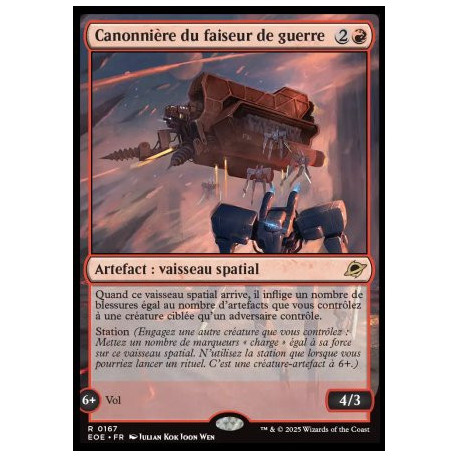 (Foil) Rouge - Canonnière du faiseur de guerre (R) [EOE]