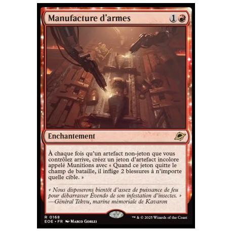 (Foil) Rouge - Manufacture d'armes (V1) (R) [EOE]