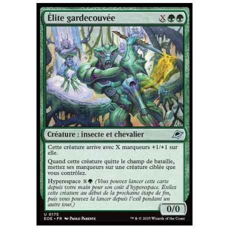 (Foil) Verte - Élite gardecouvée (U) [EOE]