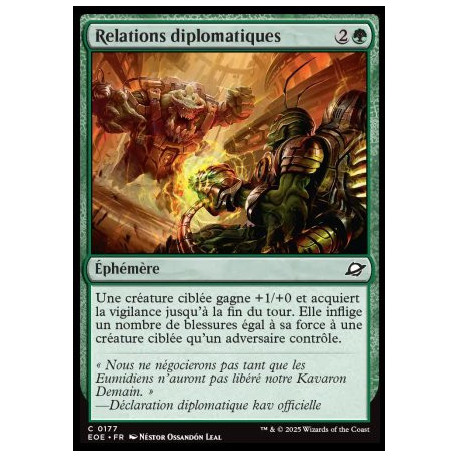 (Foil) Verte - Relations diplomatiques (C) [EOE]