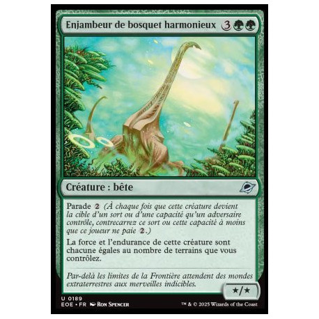 (Foil) Verte - Enjambeur de bosquet harmonieux (U) [EOE]