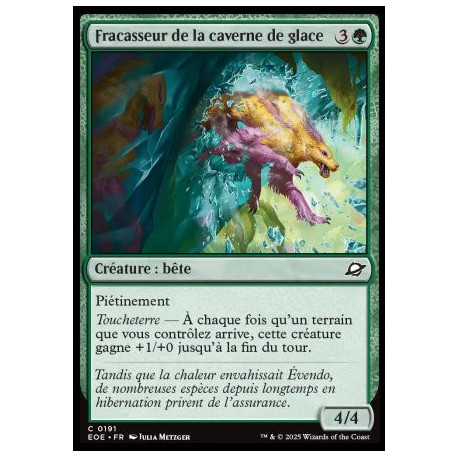 (Foil) Verte - Fracasseur de la caverne de glace (C) [EOE]