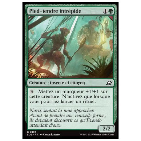 (Foil) Verte - Pied-tendre intrépide (C) [EOE]