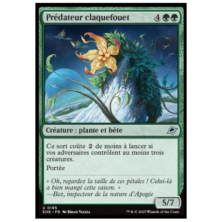 (Foil) Verte - Prédateur claquefouet (U) [EOE]