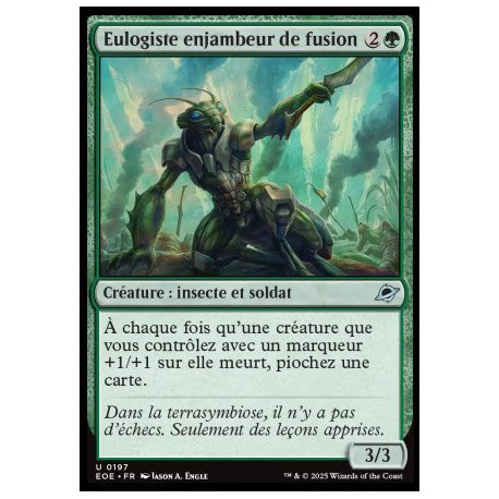 (Foil) Verte - Eulogiste enjambeur de fusion (U) [EOE]