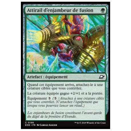 (Foil) Verte - Attirail d'enjambeur de fusion (C) [EOE]
