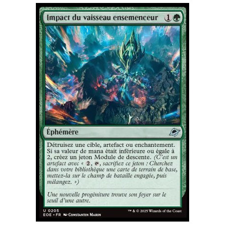 (Foil) Verte - Impact du vaisseau ensemenceur (U) [EOE]