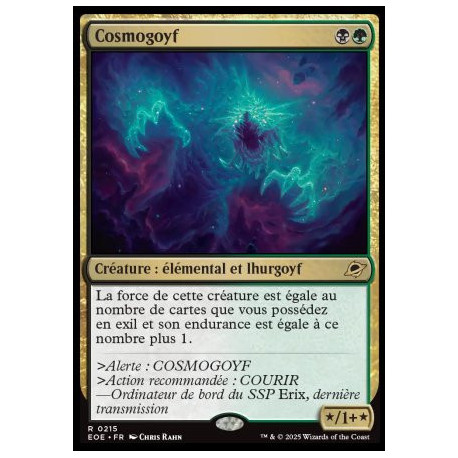 (Foil) Multicolore - Cosmogoyf (V1) (R) [EOE]