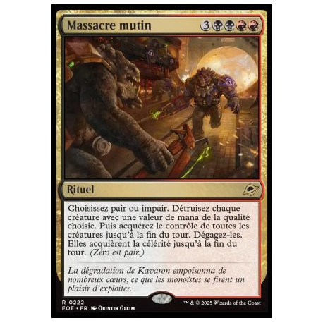 (Foil) Multicolore - Massacre mutin (V1) (R) [EOE]