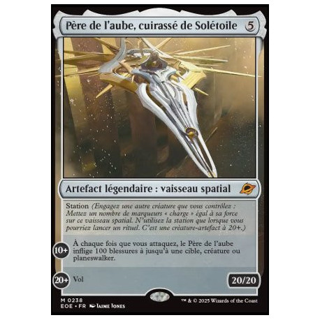 (Foil) Incolore - Père de l'aube, cuirassé de Solétoile (M) [EOE]