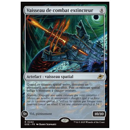 (Foil) Incolore - Vaisseau de combat extincteur (R) [EOE]