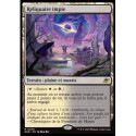 (Foil) Terrain - Reliquaire impie (V1) (R) [EOE]
