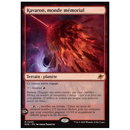 (Foil) Terrain - Kavaron, monde mémorial (V1) (M) [EOE]