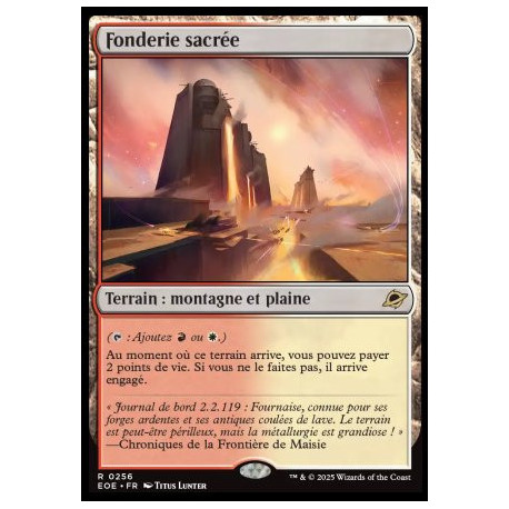 (Foil) Terrain - Fonderie sacrée (V1) (R) [EOE]