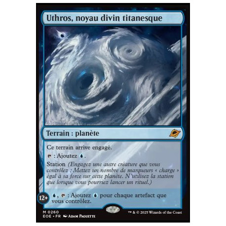 (Foil) Terrain - Uthros, noyau divin titanesque (V1) (M) [EOE]