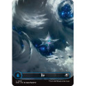 (Foil) Terrain - Île (V1, Borderless Celestial) (L) [EOE]