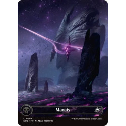 (Foil) Terrain - Marais (V1, Borderless Celestial) (L) [EOE]