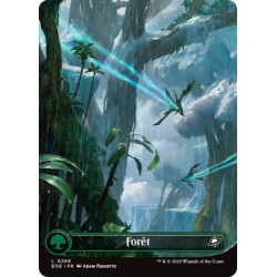 (Foil) Terrain - Forêt (V1, Borderless Celestial) (L) [EOE]