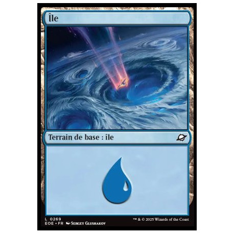 (Foil) Terrain - Île (V2) (L) [EOE]