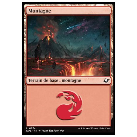 (Foil) Terrain - Montagne (V3) (L) [EOE]