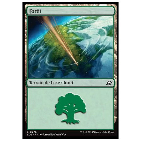 (Foil) Terrain - Forêt (V3) (L) [EOE]