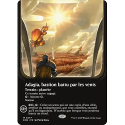 (Foil) Terrain - Adagia, bastion battu par les vents (V2, Borderless Viewport) (M) [EOE]