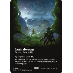 (Foil) Terrain - Bassin d'élevage (V2, Borderless Viewport) (R) [EOE]