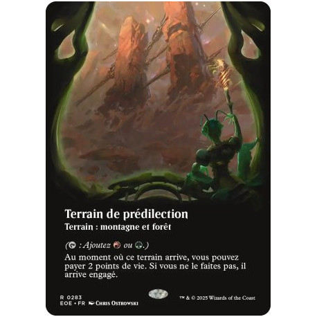 (Foil) Terrain - Terrain de prédilection (V2, Borderless Viewport) (R) [EOE]