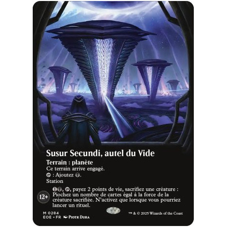 (Foil) Terrain - Susur Secundi, autel du Vide (V2, Borderless Viewport) (M) [EOE]