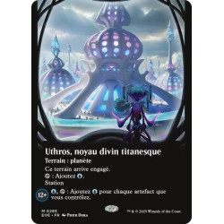 (Foil) Terrain - Uthros, noyau divin titanesque (V2, Borderless Viewport) (M) [EOE]