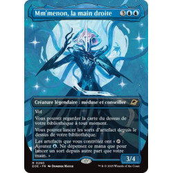 (Foil) Bleue - Mm'menon, la main droite (V2, Borderless Triumphant) (R) [EOE]