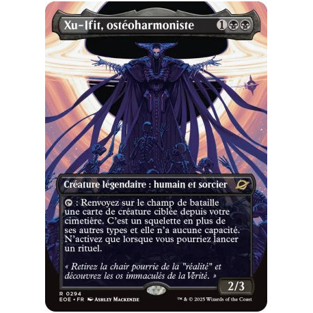 (Foil) Noire - Xu-Ifit, ostéoharmoniste (V2, Borderless Triumphant) (R) [EOE]