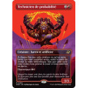 (Foil) Rouge - Technicien de probabilité (V2, Borderless Triumphant) (R) [EOE]