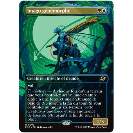 (Foil) Multicolore - Imago génémorphe (V2, Borderless Triumphant) (R) [EOE]