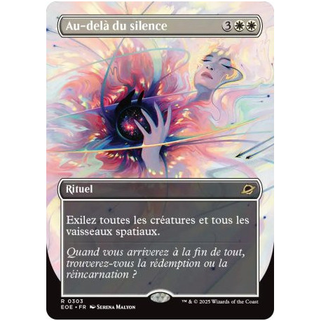 (Foil) Blanche - Au-delà du silence (V2, Borderless Surreal Space) (R) [EOE]