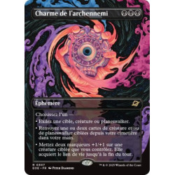 (Foil) Noire - Charme de l'archennemi (V2, Borderless Surreal Space) (R) [EOE]