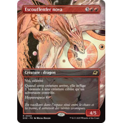 (Foil) Rouge - Escouflenfer nova (V2, Borderless Surreal Space) (R) [EOE]