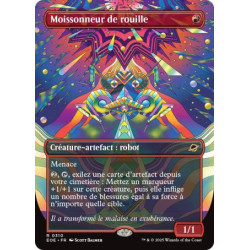 (Foil) Rouge - Moissonneur de rouille (V2, Borderless Surreal Space) (R) [EOE]