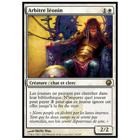 (Foil) Blanche - Arbitre léonin (R) [SOM]