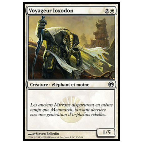 (Foil) Blanche - Voyageur loxodon (C) [SOM]