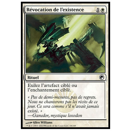 (Foil) Blanche - Révocation de l'existence (C) [SOM]