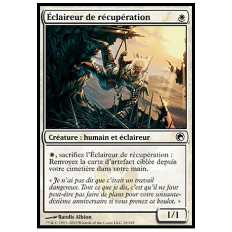 (Foil) Blanche - Éclaireur de récupération (C) [SOM]