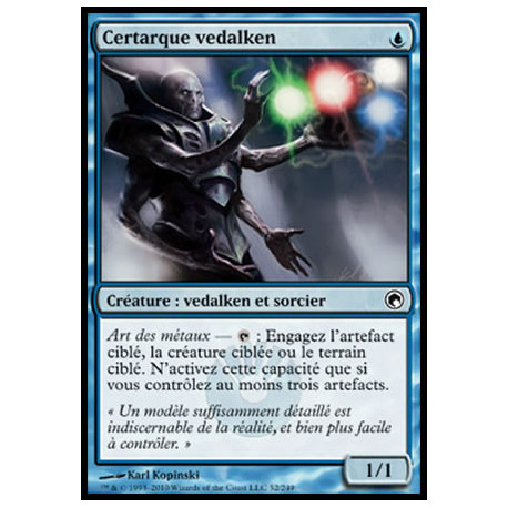 (Foil) Bleue - Certarque vedalken (C) [SOM]