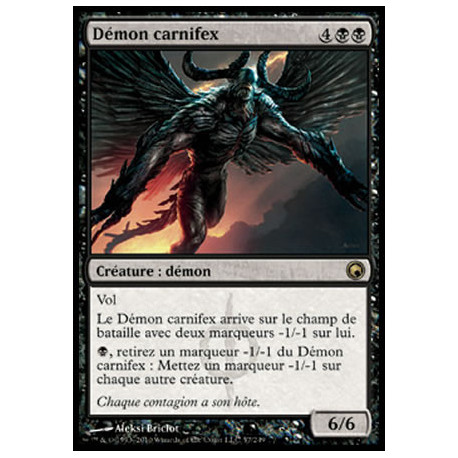 (Foil) Noire - Démon carnifex (R) [SOM]