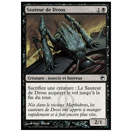 (Foil) Noire - Sauteur de Dross (C) [SOM]