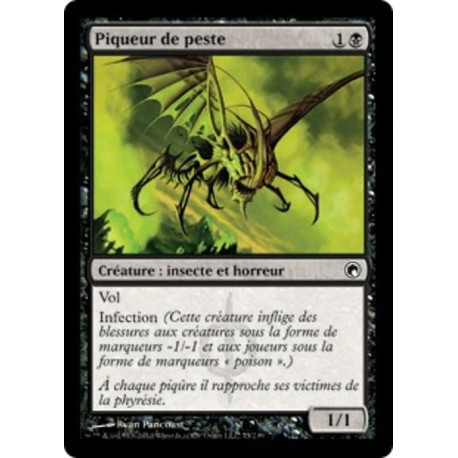 (Foil) Noire - Piqueur de peste (C) [SOM]