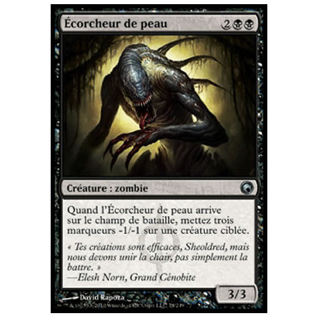 (Foil) Noire - Écorcheur de peau (U) [SOM]