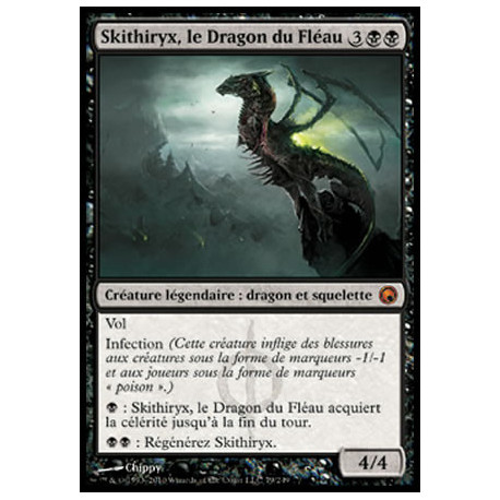 (Foil) Noire - Skithiryx, le Dragon du Fléau (M) [SOM]