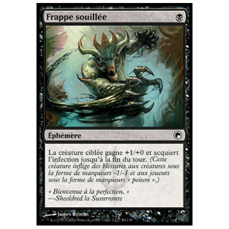 (Foil) Noire - Frappe souillée (C) [SOM]